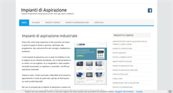 Desktop Screenshot of impiantidiaspirazione.com