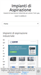 Mobile Screenshot of impiantidiaspirazione.com